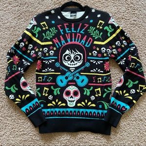 Disney Coco Miguel Christmas Sweater, Womens Small